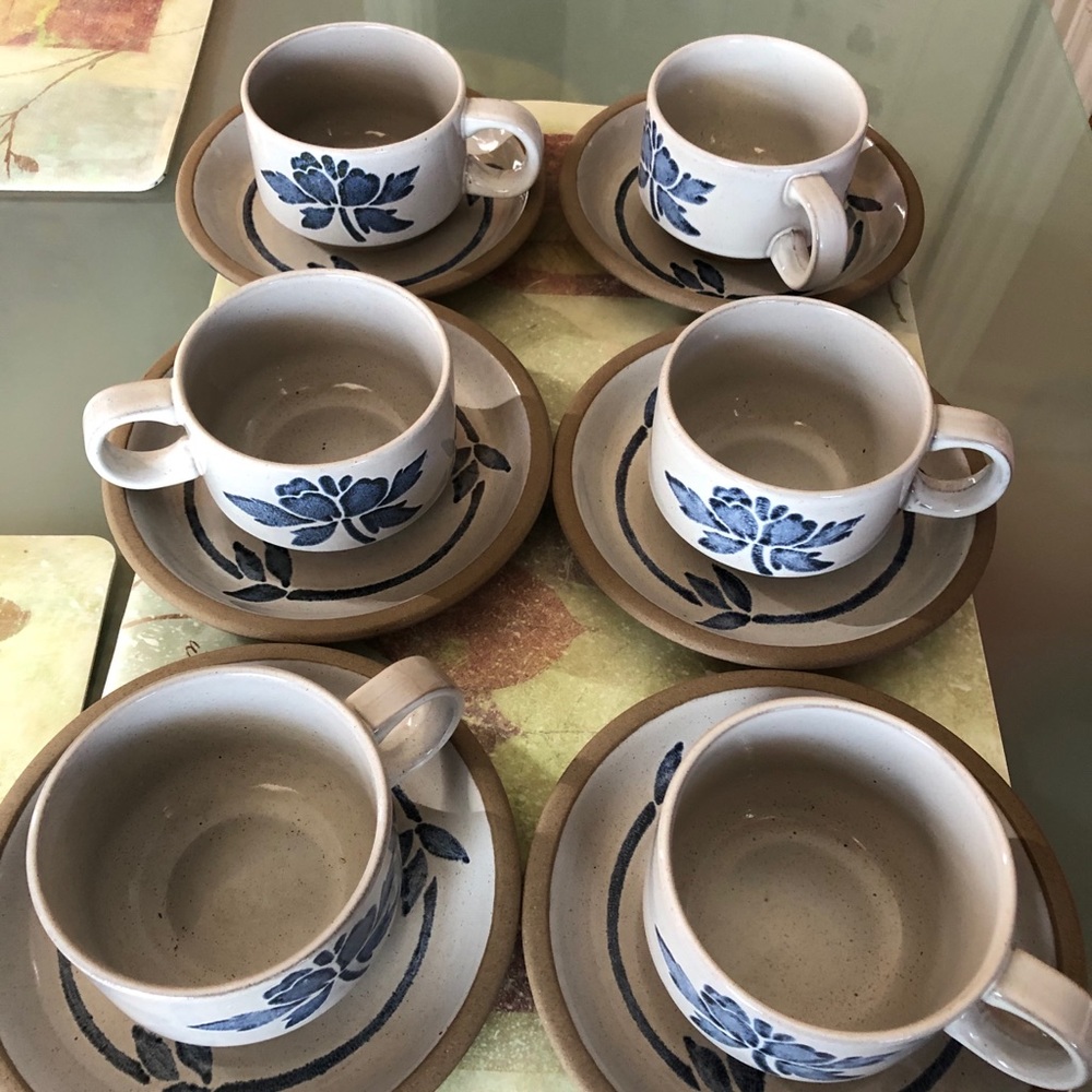6sets  of Midwinter by wedge wood Stoneware